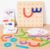Wooden Arabic Letter Tracing Board for Kids, Montessori Fine Motor Skills Toy, Early Arabic Writing and Letter Formation Activity